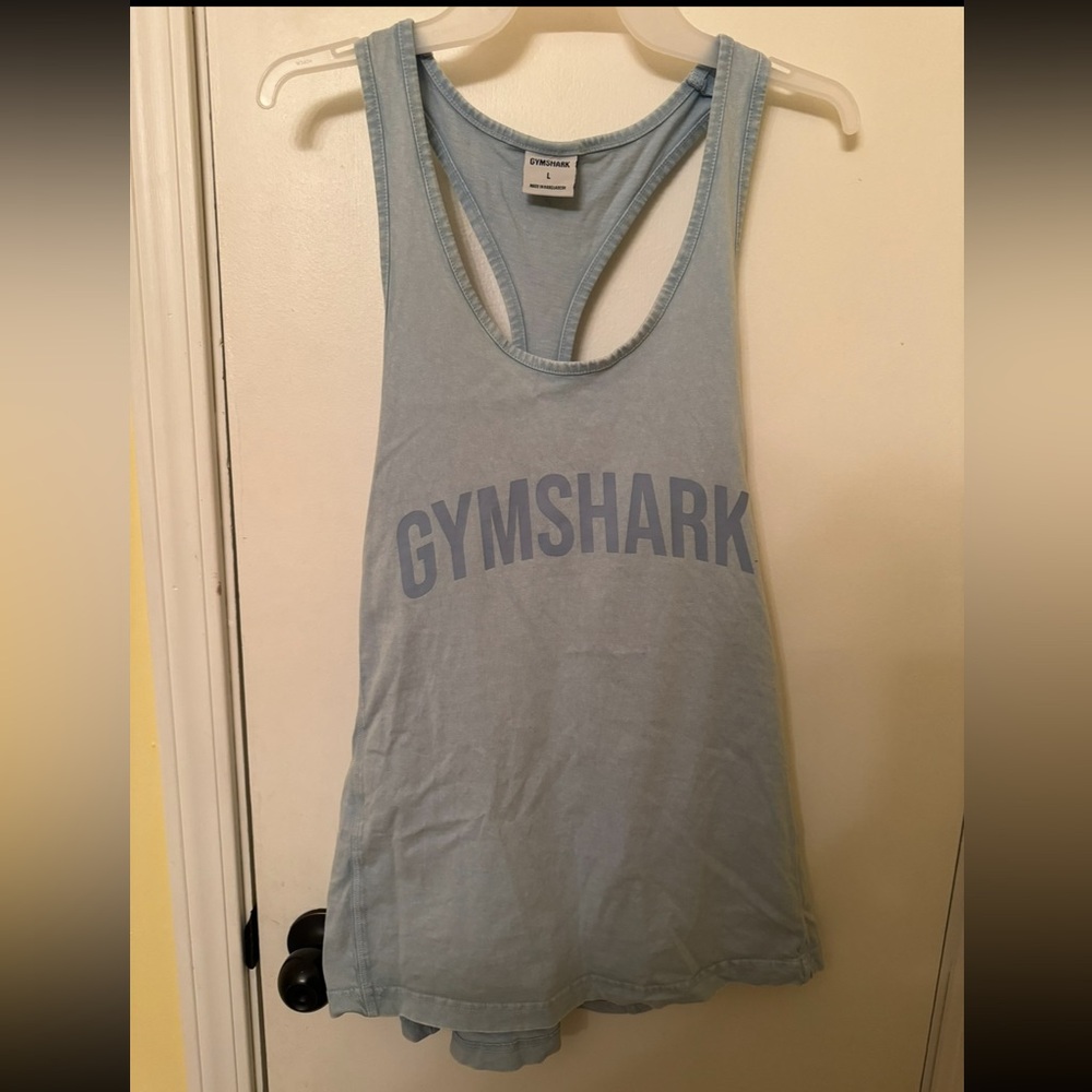 Men’s Light Blue Stringer Gymshark Tank